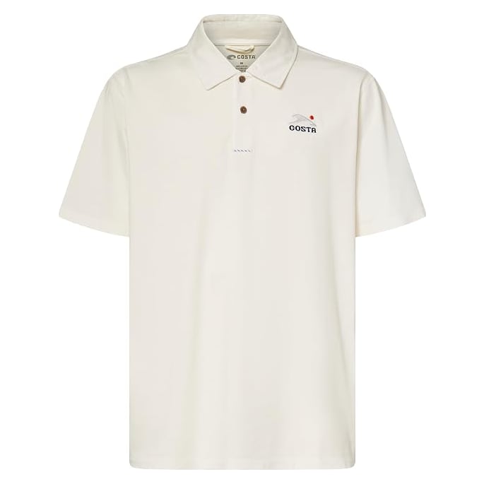 Costa Del Mar Lifestyle Sundown Polo Shirt Mens Sail FQA401340-29T, XL - Costa Del Mar