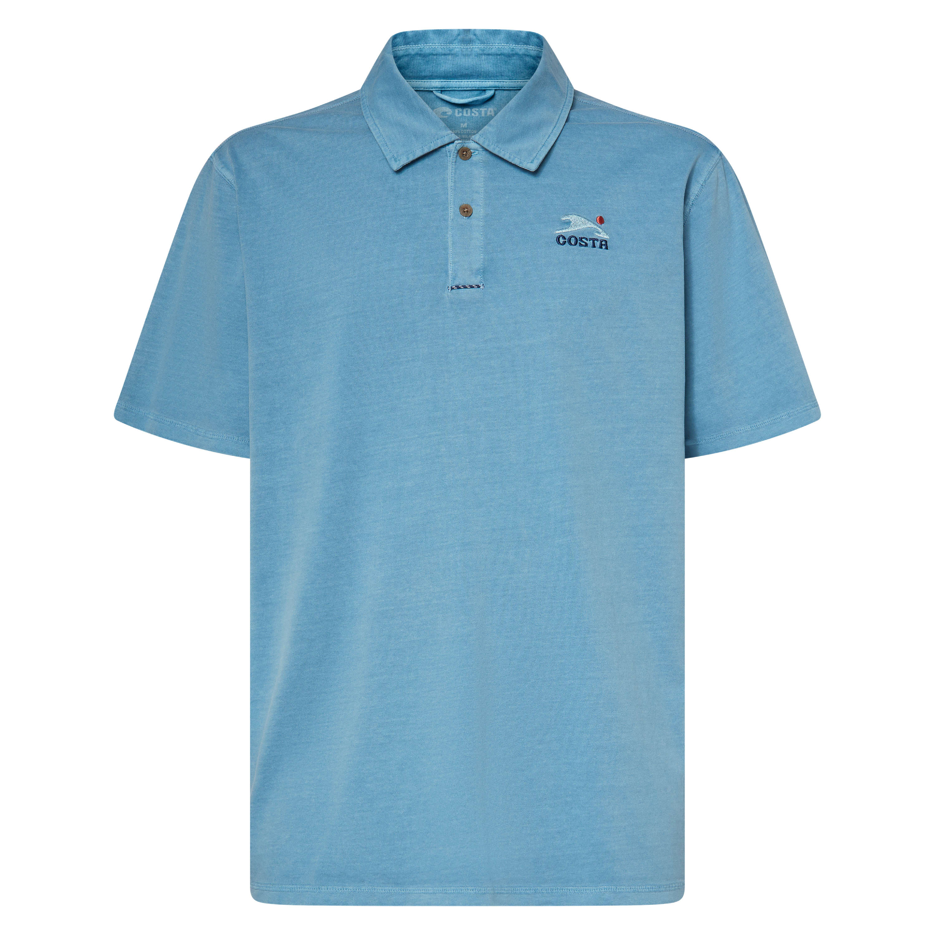 Costa Del Mar Lifestyle Sundown Polo Shirt Mens Low Tide FQA401340-6ZY, Medium - Costa Del Mar