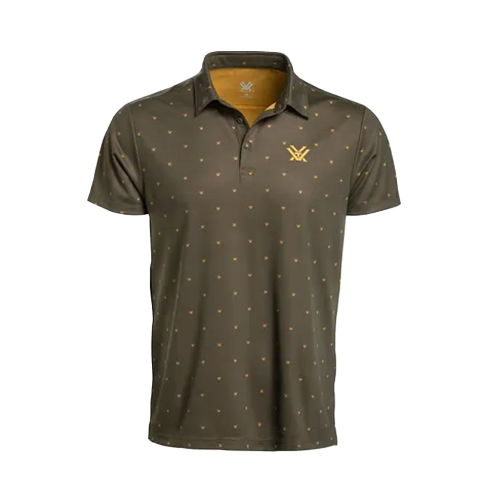 Vortex Optics Axis Ridge Pattern Polo Beluga Men's 126-01-BEL Top, 3XL - Vortex