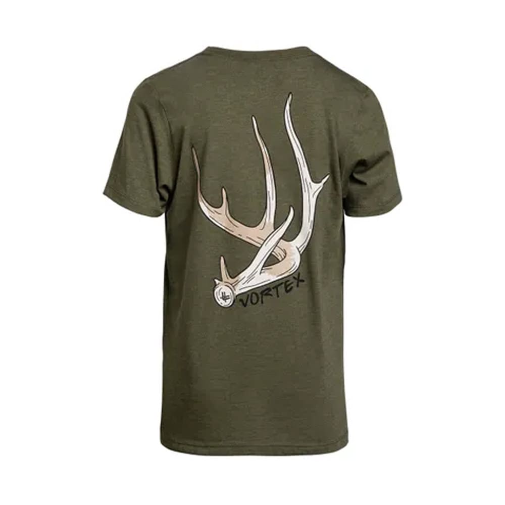 Vortex Optics Shed Seeker SS T-Shirt Olive Heather Youth 126-12-OLH, Medium - Vortex Optics