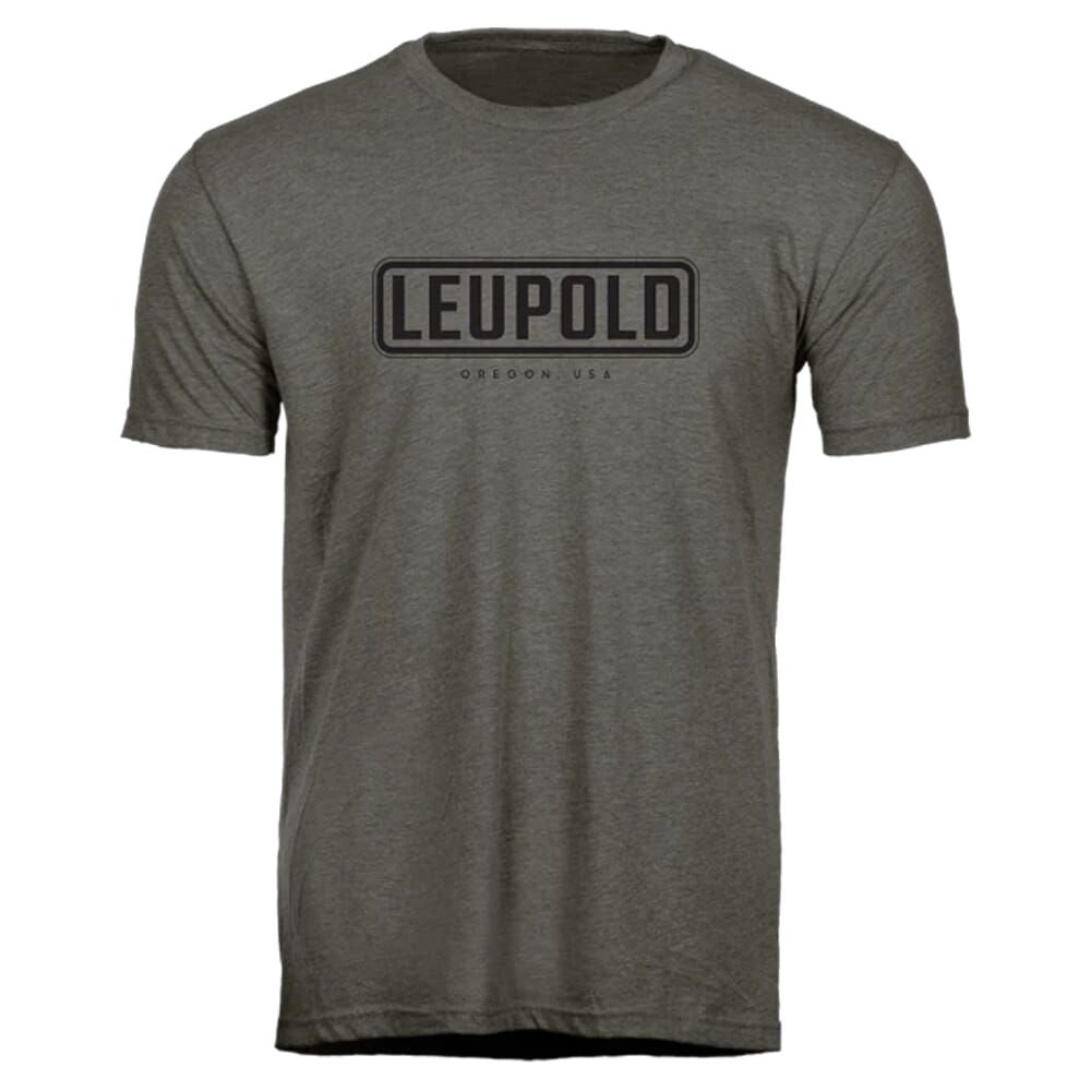 Leupold Retro Stamp T-Shirt Warm Gray 18414X Top, Large - Leupold