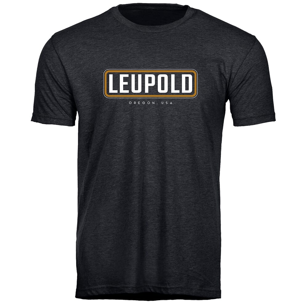 Leupold Retro Stamp T-Shirt Charcoal 18413X Top, 2XL - Leupold