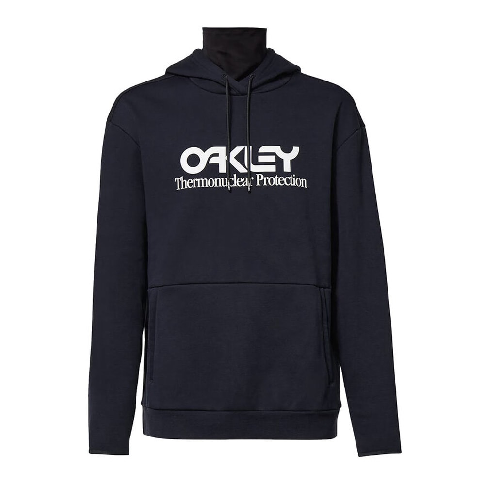 Oakley Men's Black/White Snow Rider Long 2.0 Hoodie FOA402381-022, XXL - Oakley
