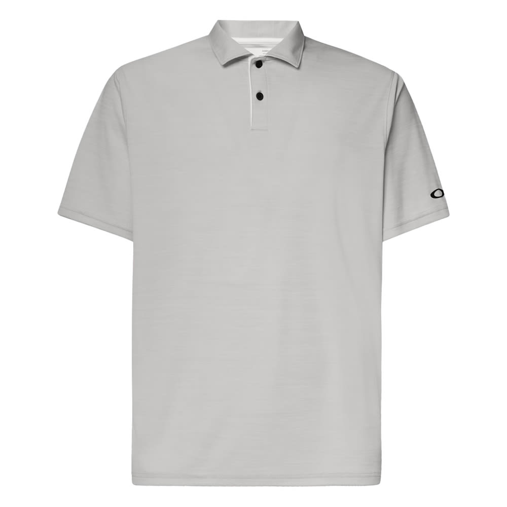 Oakley Men's Stone Gray Hthr Golf Oakley Aero Hydrolix Polo FOA404500-28F Top in Stone Gray Heather, XL - Oakley