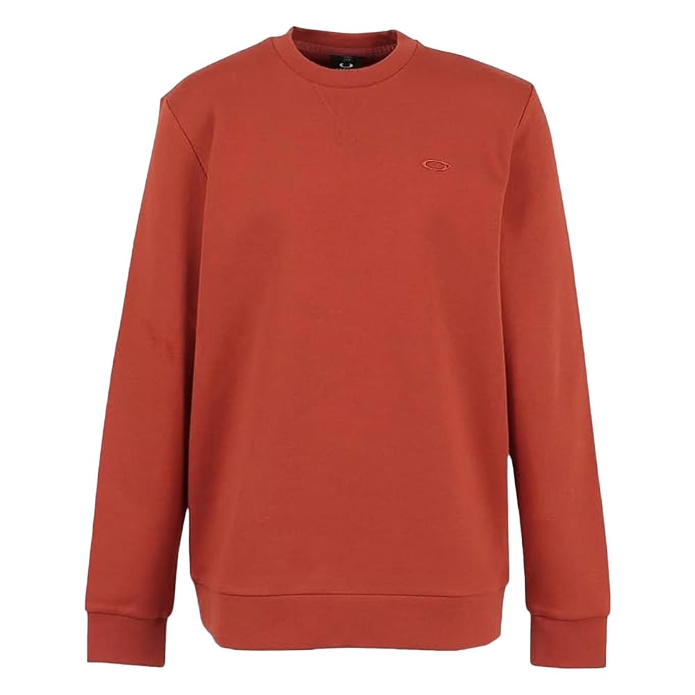 Oakley Men's Flame Red Lifestyle Relax Crew Top Sweatshirt 2.0 FOA404846-4CH, Medium - Oakley