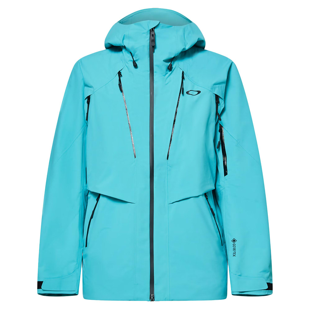 Oakley Men's Swimming Pool Blue Snow Bowls Gore-Tex Shell Jacket FOA407374-6HM, XL - Oakley