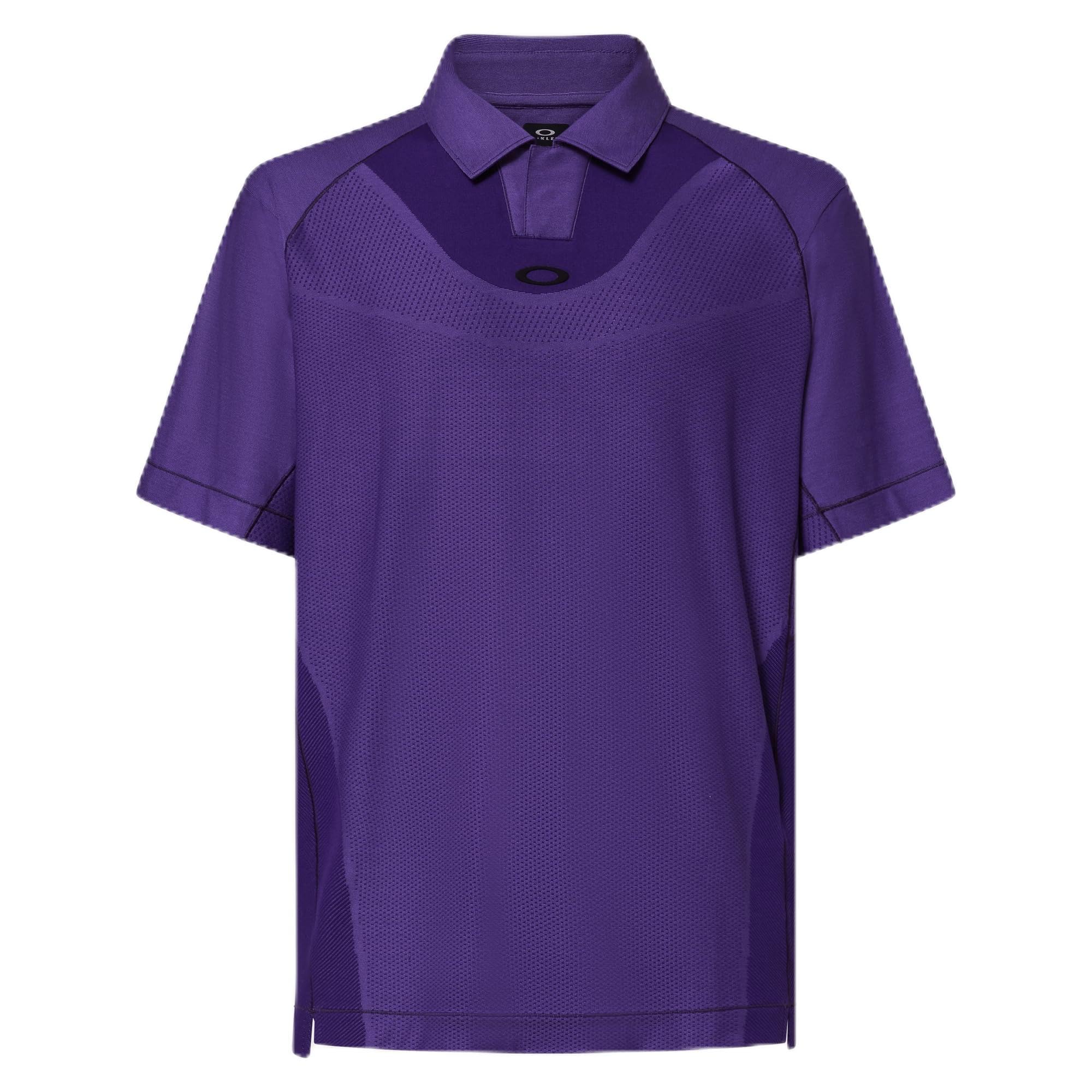 Oakley Men's Fluorite Purple Golf Oakley C1 Engineered Exo Polo FOA407425-8AN Top, XXL - Oakley