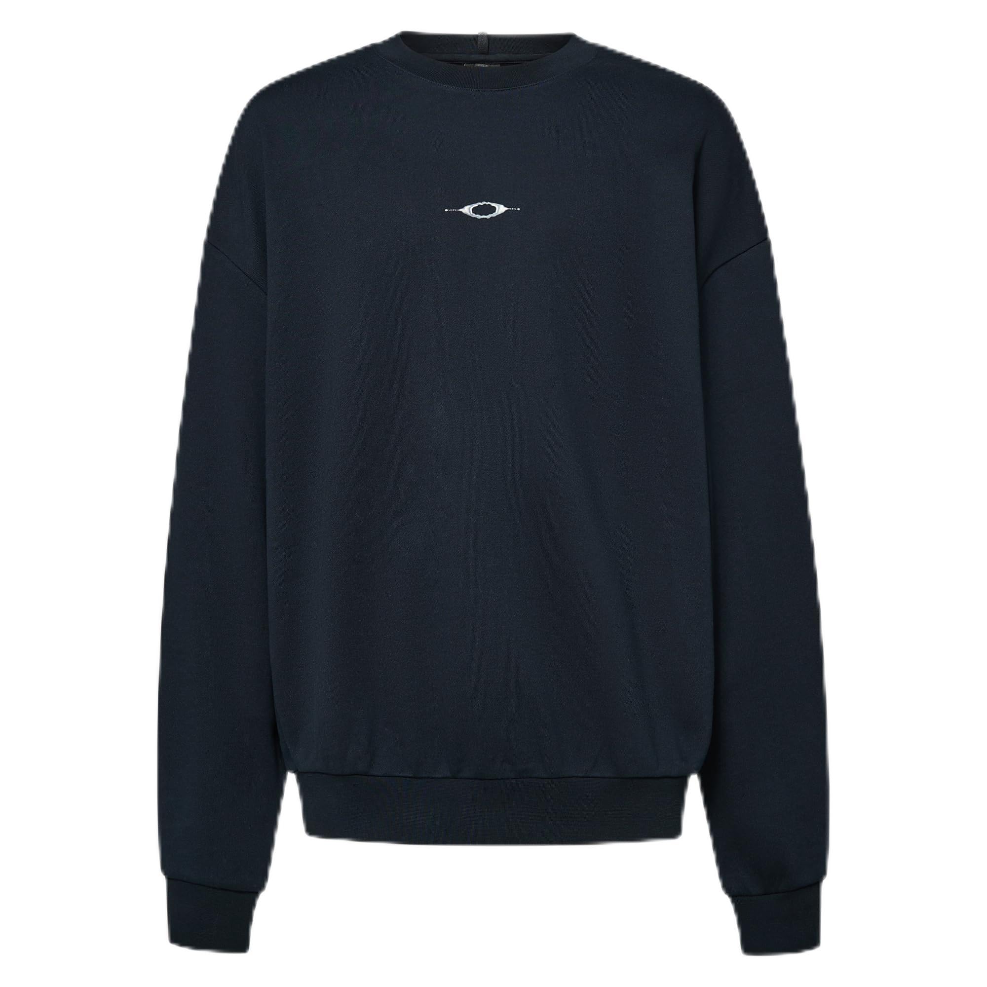 Oakley Men's Blackout Lifestyle Stacked Metal Sweatshirt FOA407447-02E, Small - Oakley