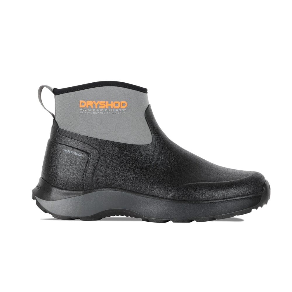 Dryshod Evalusion All-Around Cuff Black/Grey Shoes EVA-MC-BLK-M, 7 - Dryshod