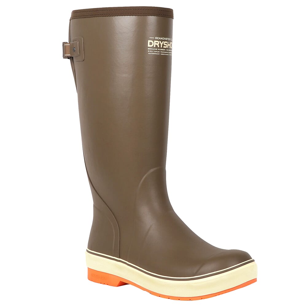 Dryshod Seamonster FLX Gusset Brown/Orange Boots SMXG-MH-BR-M, 13 - Dryshod