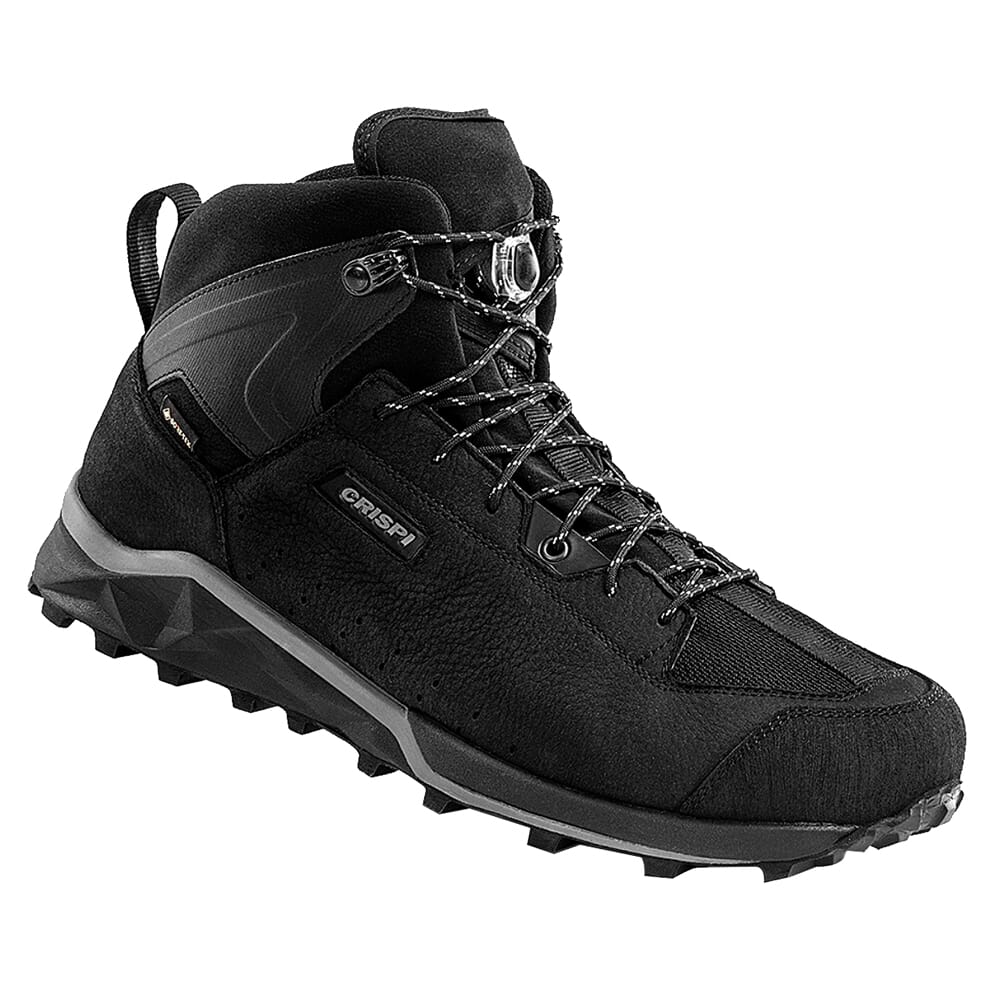 Crispi Men's Attiva Mid GTX Black/Grey Boots 2320-9960 in Gray/black, 10.5D - Crispi