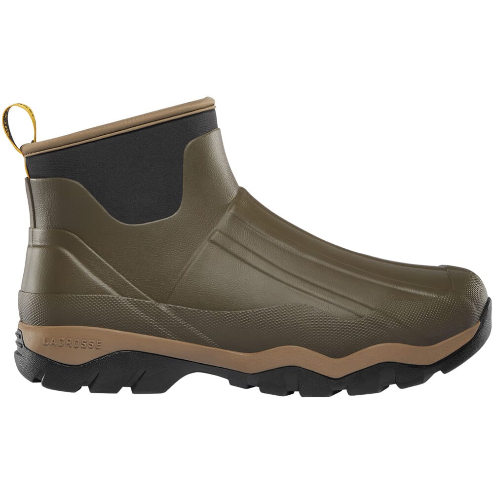 Lacrosse Alpha Muddy Mid 6" Stone 3.5mm Insulated WP Slip-On Boot Size 612460, 11 - Lacrosse
