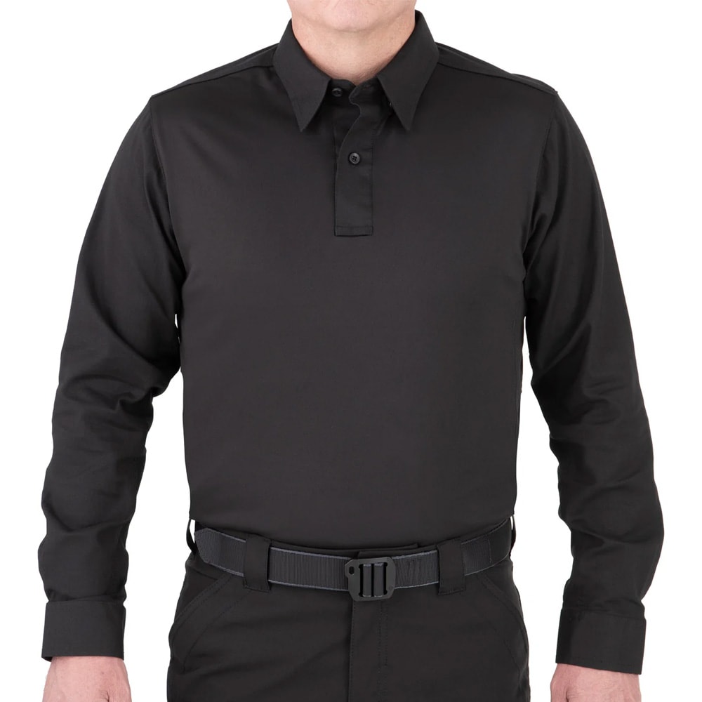 First Tactical Men's V2 Pro Performance Long Sleeve Shirt Black 111015-019, Medium - First Tactical