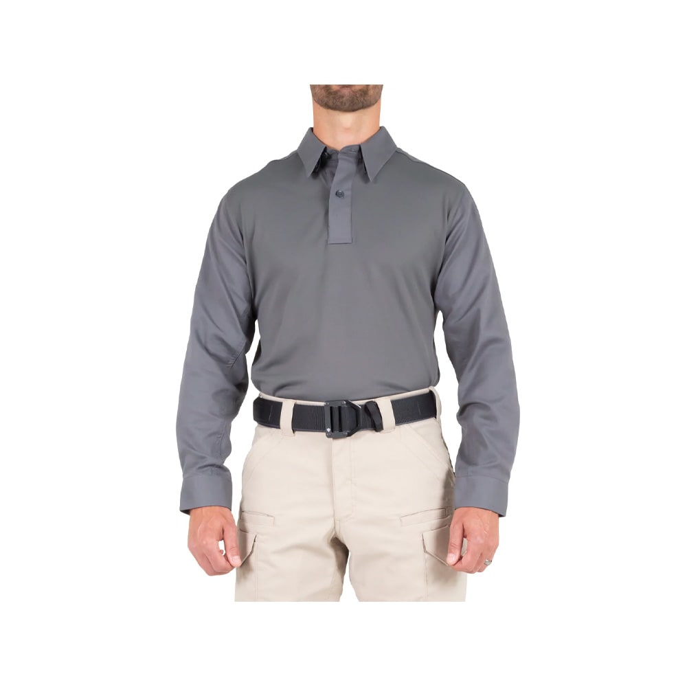 First Tactical Men's V2 Pro Performance Long Sleeve Shirt Wolf Grey 111015-036, Medium - First Tactical