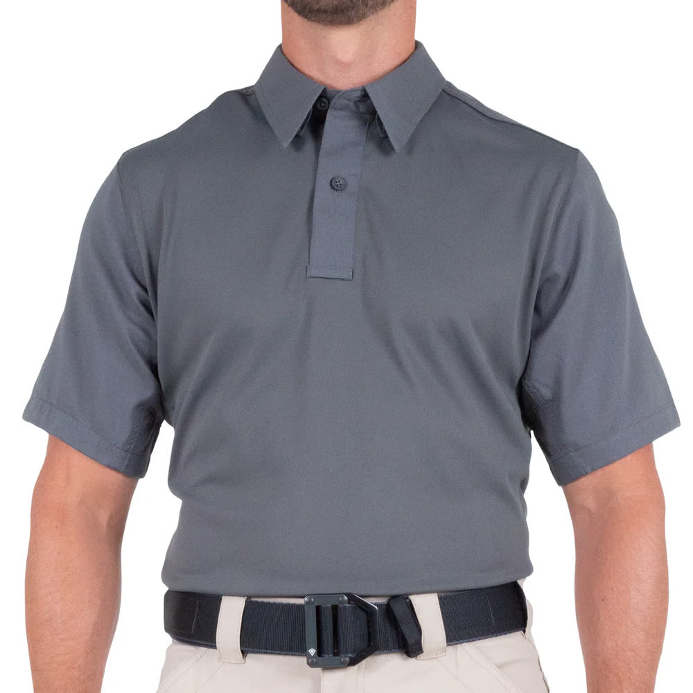 First Tactical Men's V2 Pro Performance Short Sleeve Shirt Wolf Grey 112012-036, Medium - First Tactical