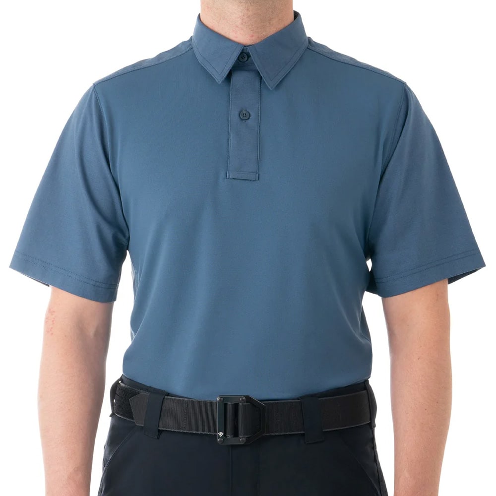 First Tactical Men's V2 Pro Performance Short Sleeve Shirt French Blue 112012-484, Large - First Tactical