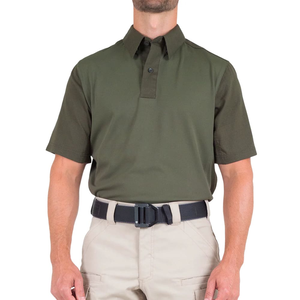 First Tactical Men's V2 Pro Performance Short Sleeve Shirt Olive Drab Green 112012-830, Medium - First Tactical