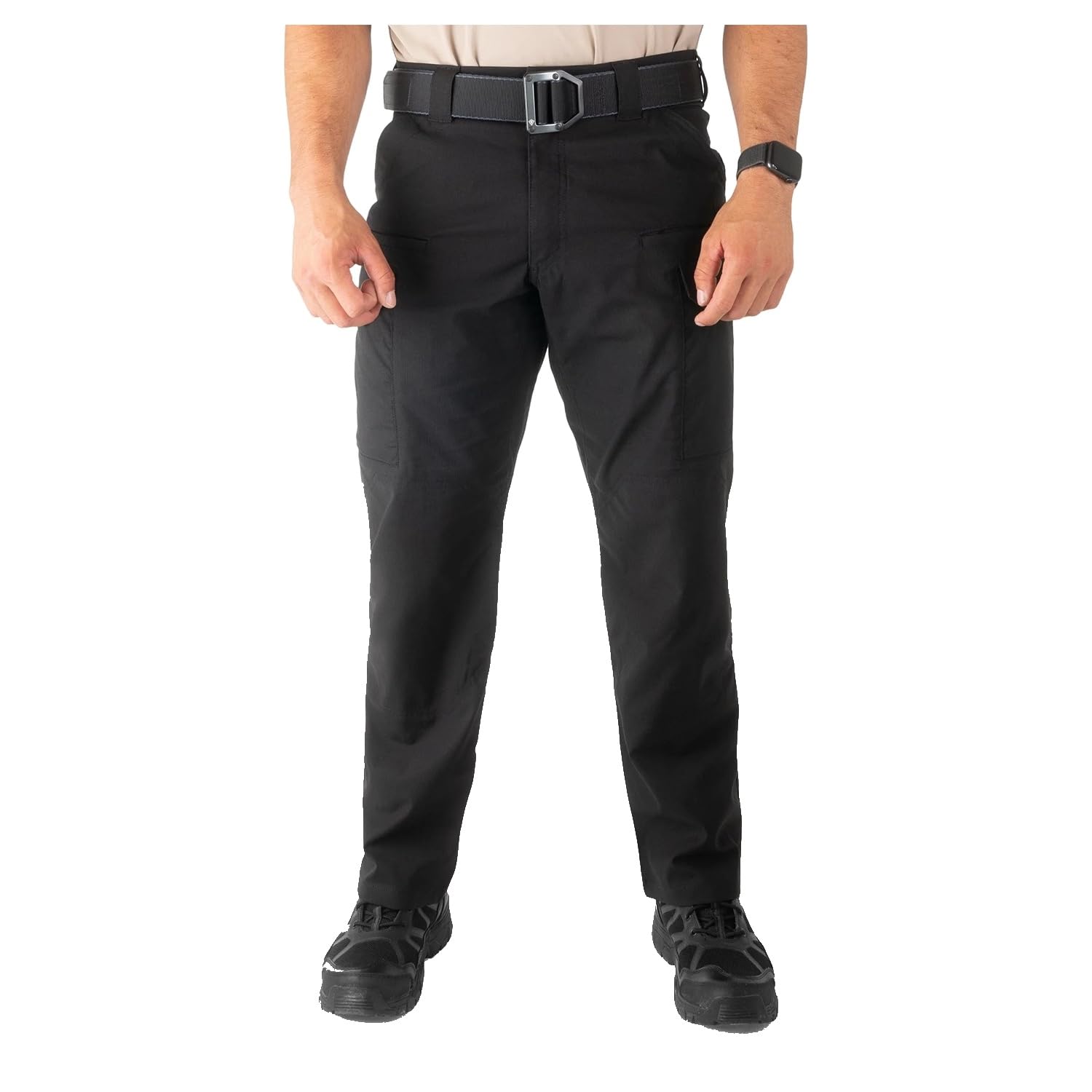 First Tactical Men's V2 Tactical Pants 2-Way Stretch Water Resistant Double-Dyed Black 114011-019, 30 Unhemmed - First Tactical