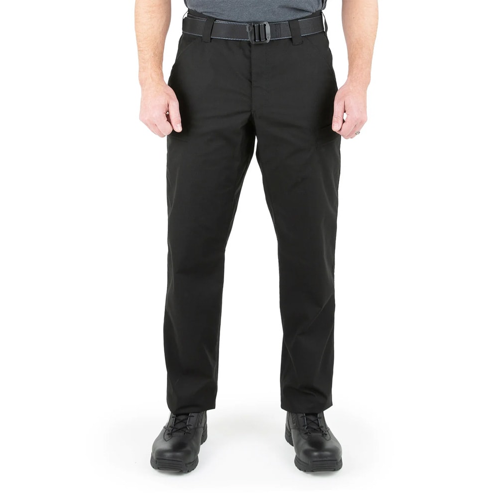 First Tactical Men's A2 Pants 2-Way Stretch Water Resistant Double-Dyed Black 114038-019, 48 Unhemmed - First Tactical