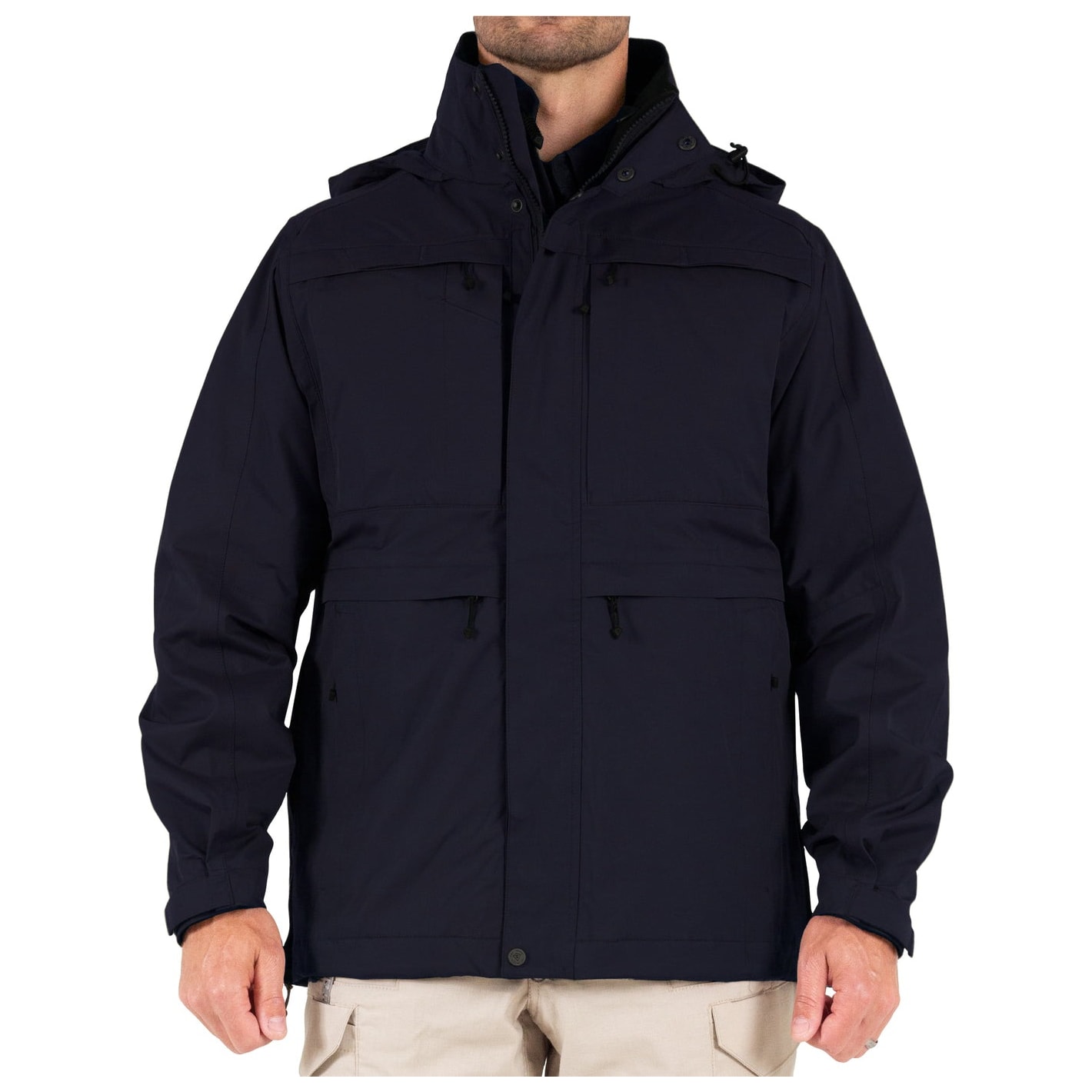 First Tactical Men's Tactix System Parka Midnight Navy 118500-729 Top, 4XL - First Tactical