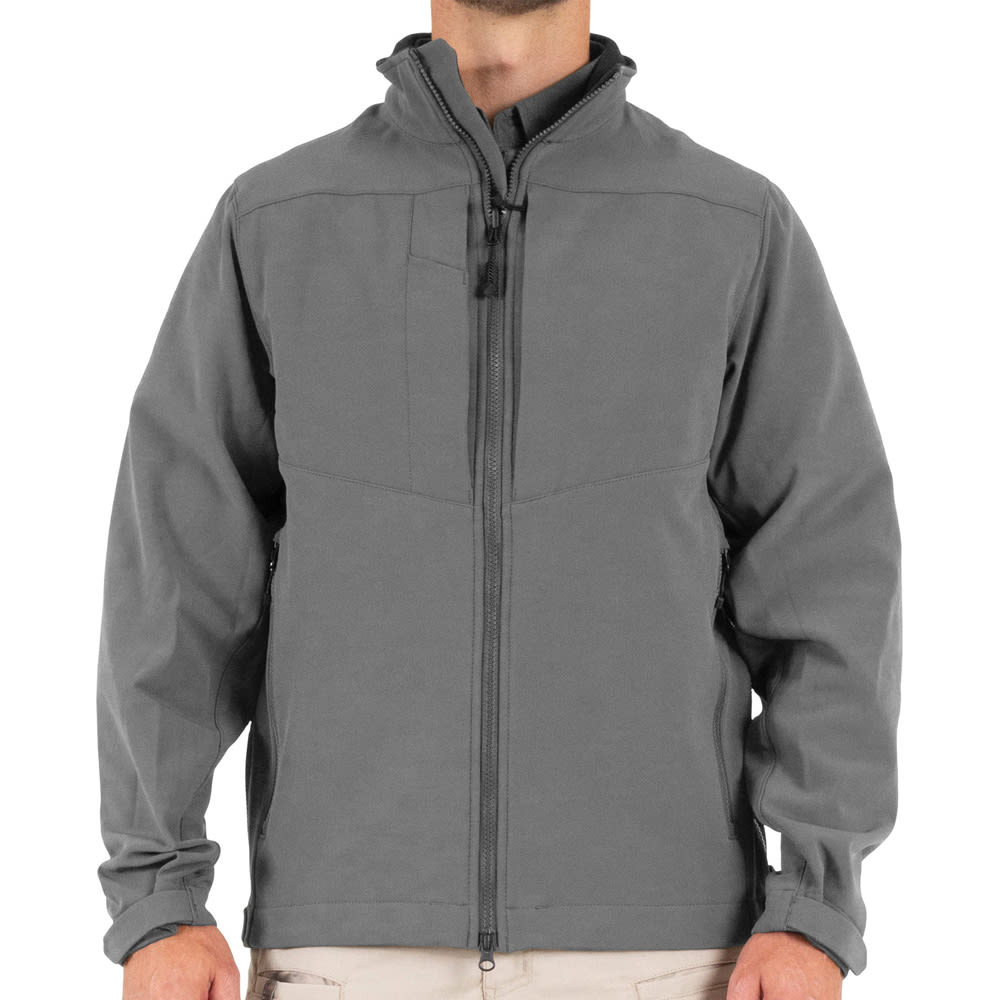 First Tactical Men's Softshell Parka Wolf Grey 118501-036 Top, XXL/Tall - First Tactical