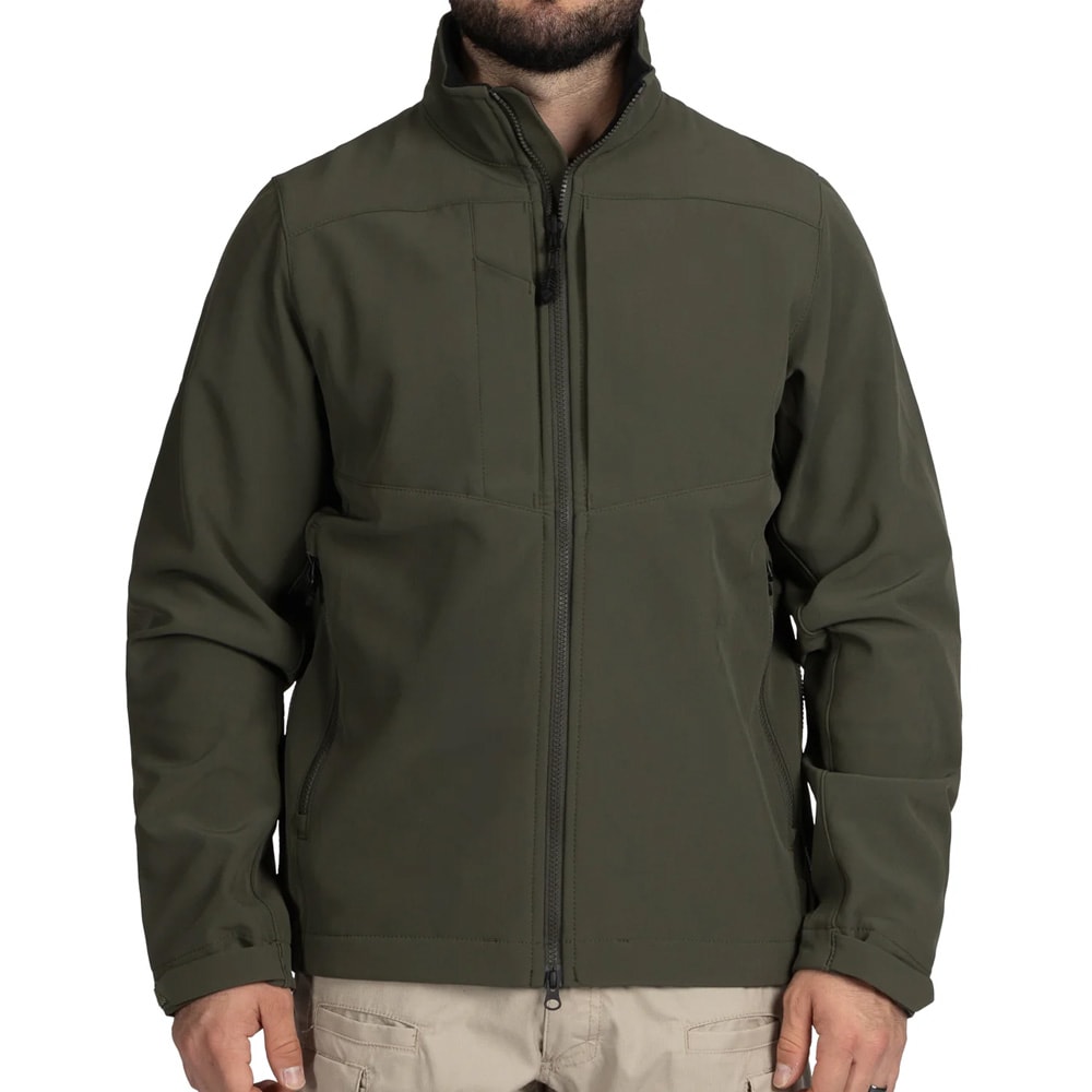 First Tactical Men's Softshell Parka Olive Drab Green 118501-830 Top, 5XL/Tall - First Tactical