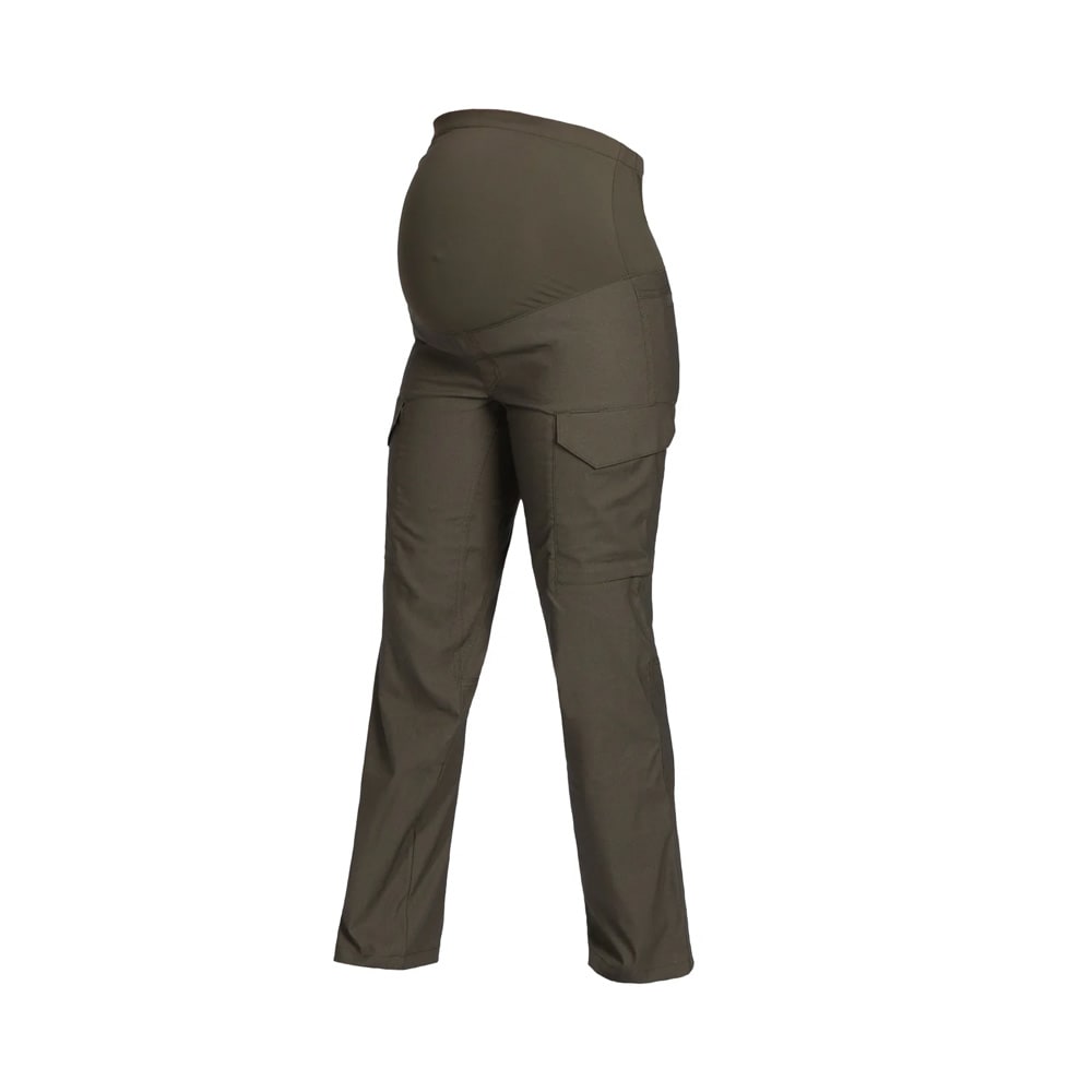 First Tactical Women's V2 Tactical Maternity Pants 2-Way Stretch Water Resistant Double-Dyed Ranger Green 124011M-610, 12/Tall - First Tactical
