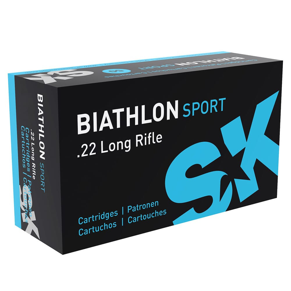 SK Ammunition .22 LR Biathlon Sport 40gr Ammunition Box of 50rds 420413 - SK Ammunition