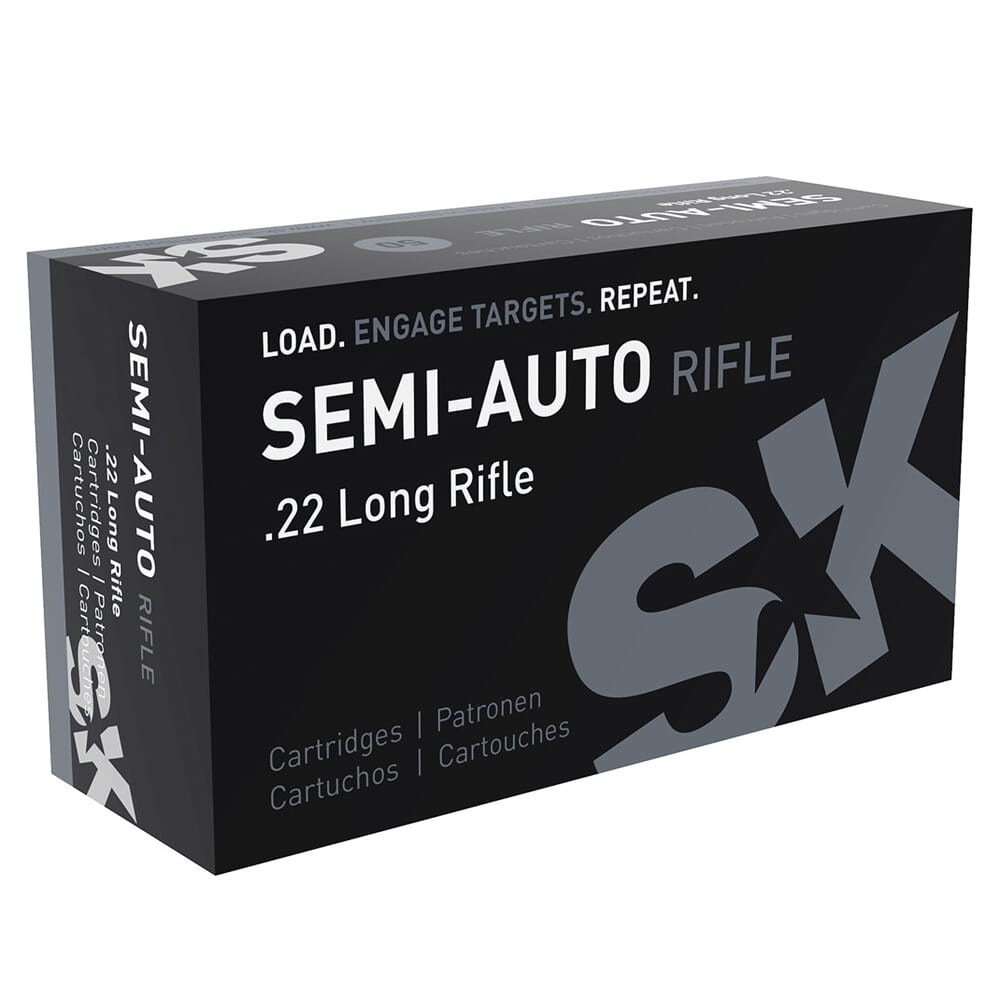 SK Ammunition .22 LR Semi-Auto Rifle 40gr Ammunition Case of 5000rds 420148 - SK
