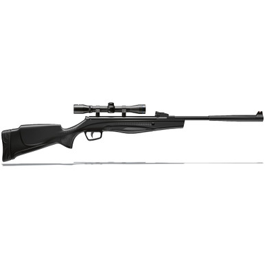 Stoeger S3000-C .177 Cal/810 FPS Adv. Ergo. Black Synthetic Stock w/Fiber-Optic Sights and 4x32 Scope 30317 - Stoeger