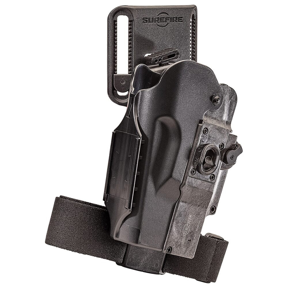 SureFire MasterFire Pro Rapid Deploy Left Hand Black Holster w/Cover HD1-L-PRO - SureFire