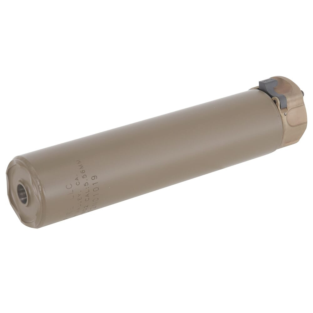SureFire SOCOM556 Gen II 5.56 Dark Earth Machine Gun Suppressor w/ Fast-Attach Mount SOCOM556-MG2-DE - SureFire