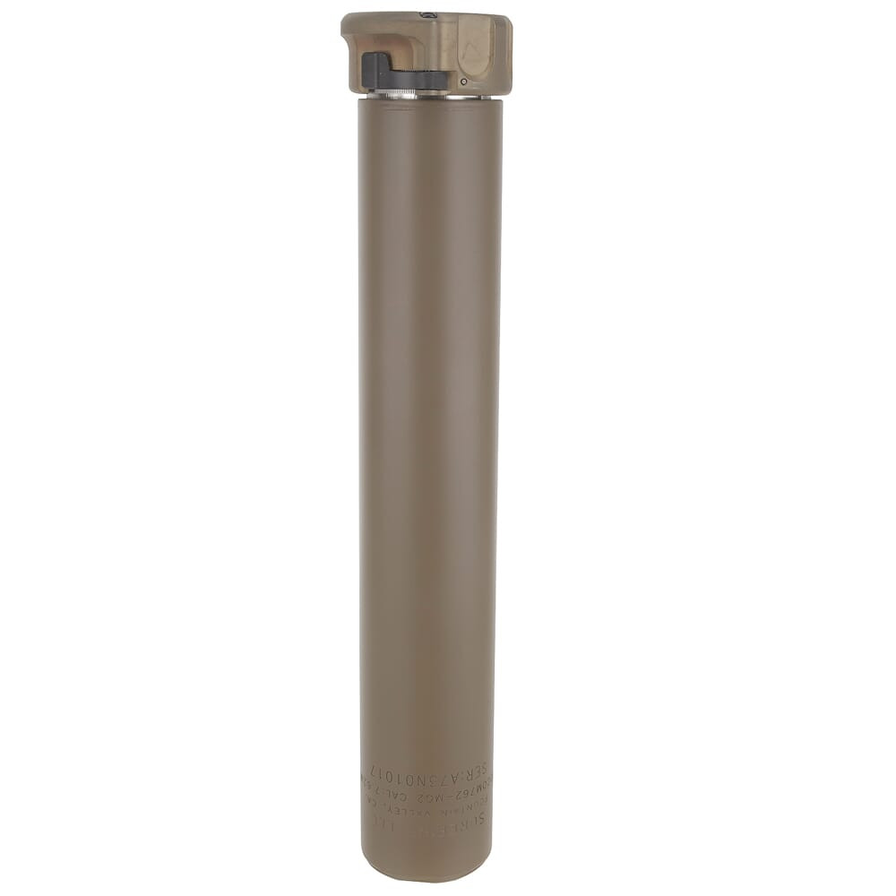 SureFire SOCOM762 Gen II .30 Cal Dark Earth Machine Gun Suppressor w/ Fast-Attach Mount SOCOM762-MG2-DE