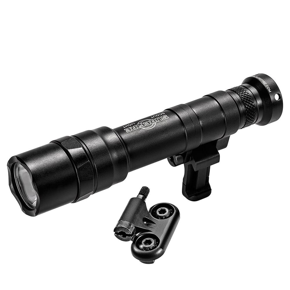 SureFire M640DF-Pro Duel-Fuel 1500 LU Black Scout Light Pro w/ Picatinny Rail/M-LOK Swivel Mount M640DF-BK-PRO