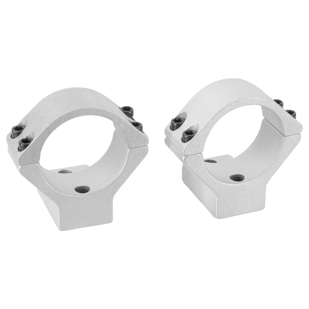 Talley Manufacturing Talley 30mm Tikka T3/T3X Low Silver Alloy Lt. Wt. Ring Base Combo S730714 - Talley Manufacturing