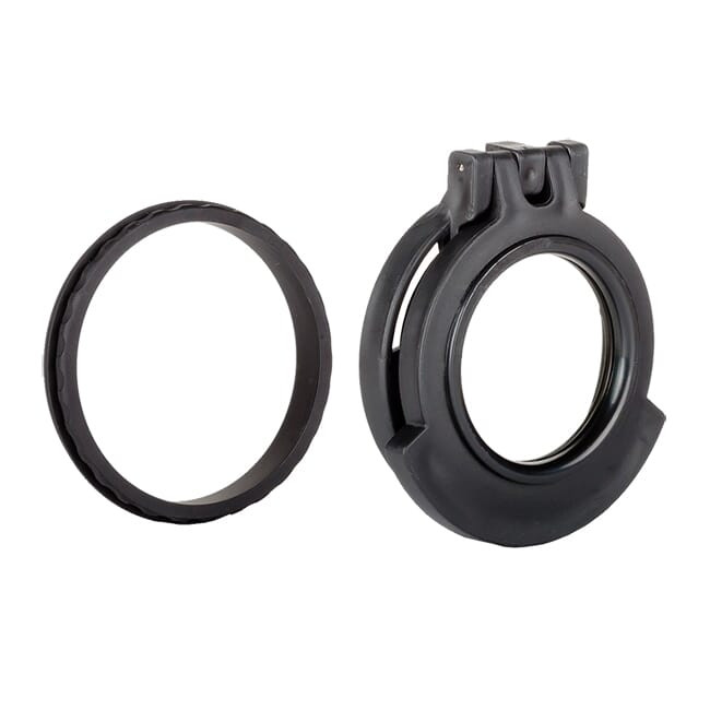 Tenebraex Objective Clear Flip Cover w/ Adapter Ring for Nightforce SHV 3-10x42 KS4247-CCR - Tenebraex
