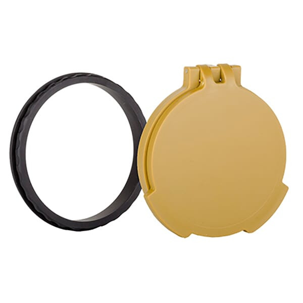 Tenebraex Objective Flip Cover w/ Adapter Ring RAL 8000/Black for 56mm Objective Scopes KR5658-FCR - Tenebraex
