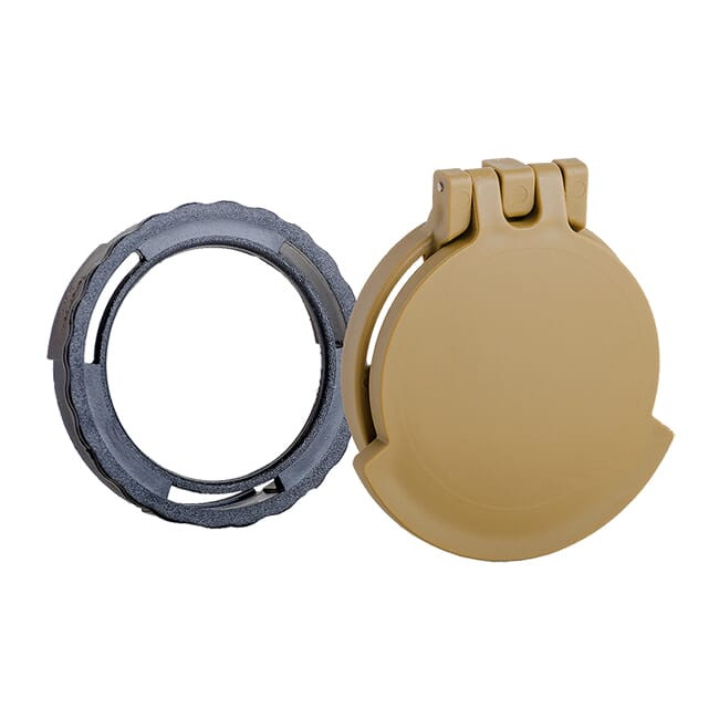 Tenebraex Ocular Flip Cover w/ Adapter Ring RAL8000/Black for Schmidt and Bender Scopes SB50E1-FCR - Tenebraex