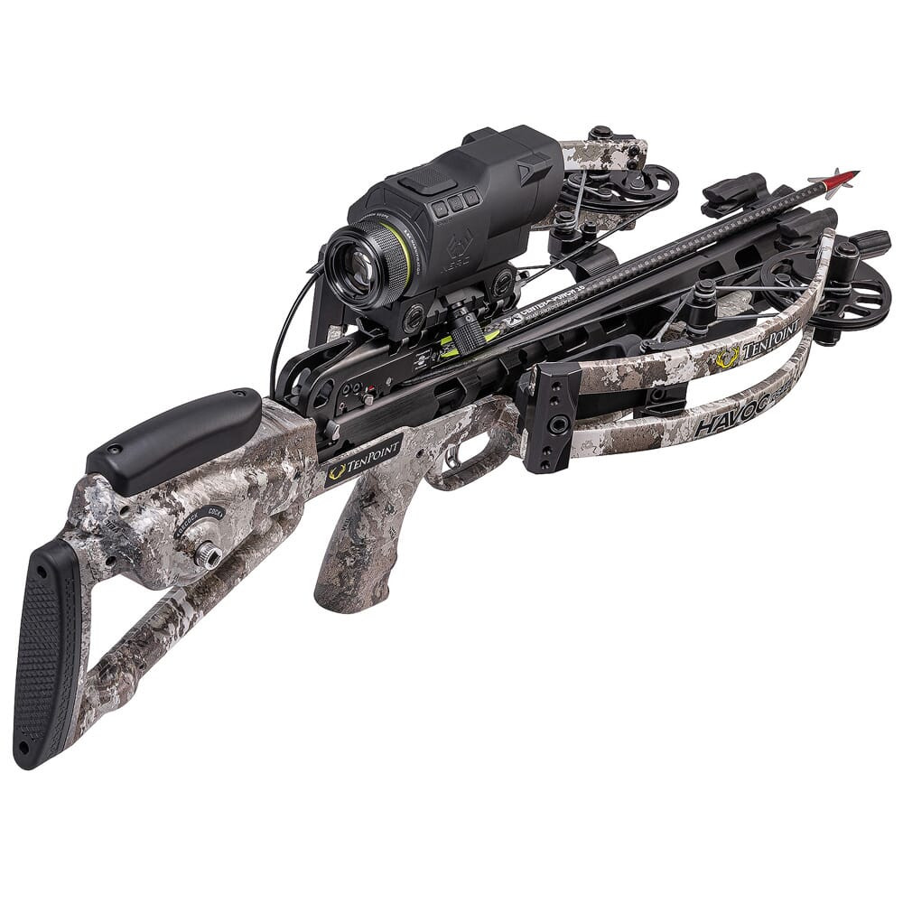 TenPoint Crossbows TenPoint Havoc RS440 XERO Crossbow w/ACUslide, Garmin Xero X1i Scope, Veil Alp CB21008-6279 in Veil Alpine