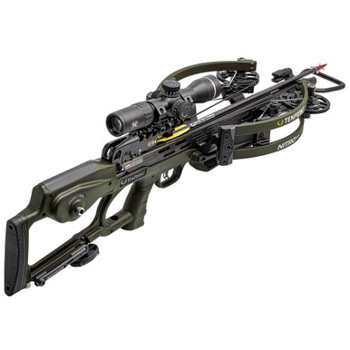 TenPoint Crossbows TenPoint Nitro 505 Crossbow w/ACUslide & EVO-X Elite Black Scope, Moss Green CB22005-1199 - TenPoint Crossbows