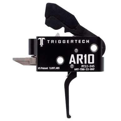 TriggerTech AR10 Two Stage Blk/Blk Competitive Flat 3.5 lbs Trigger ART-TBB-33-NNF - TriggerTech