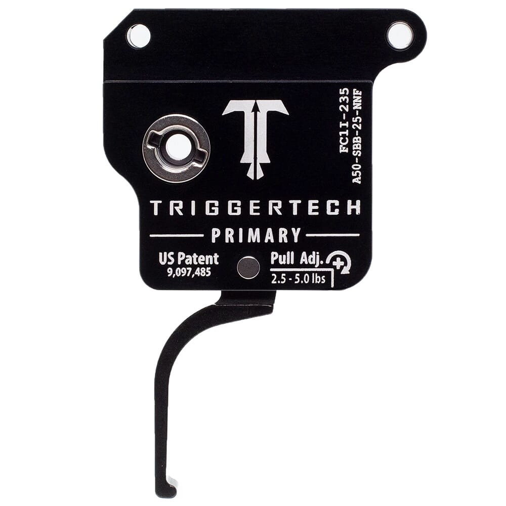 TriggerTech Armalite AR50 Single Stage Blk/Blk Primary Flat Clean 2.5-4.5 lbs Trigger A50-SBB-24-NNF - TriggerTech
