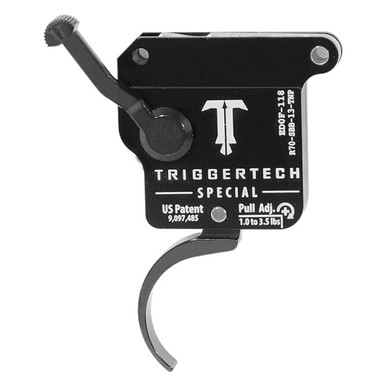 TriggerTech Rem 700 Clone Special Pro Curved Clean Blk/Blk Single Stage Trigger R70-SBB-13-TNP - TriggerTech