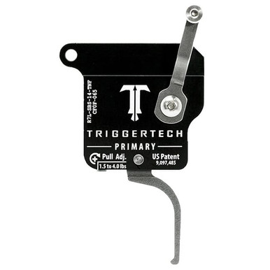 TriggerTech Rem 700 Clone LH Primary Flat Clean SS/Blk Single Stage Trigger R7L-SBS-14-TNF - TriggerTech