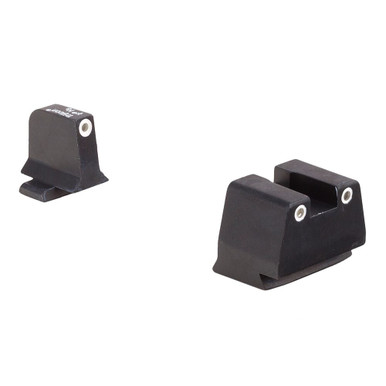 Trijicon® Suppressor/Optic Height Sights - FNX-45, FNP-45 FN203-C-600942 in Front White Outline/green Tritum - Trijicon