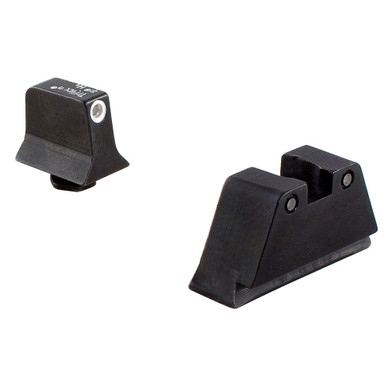 Trijicon® Suppressor/Optic Height Sights - Glock Large Frames GL204-C-600695 in Front White Outline/green Tritium - Trijicon