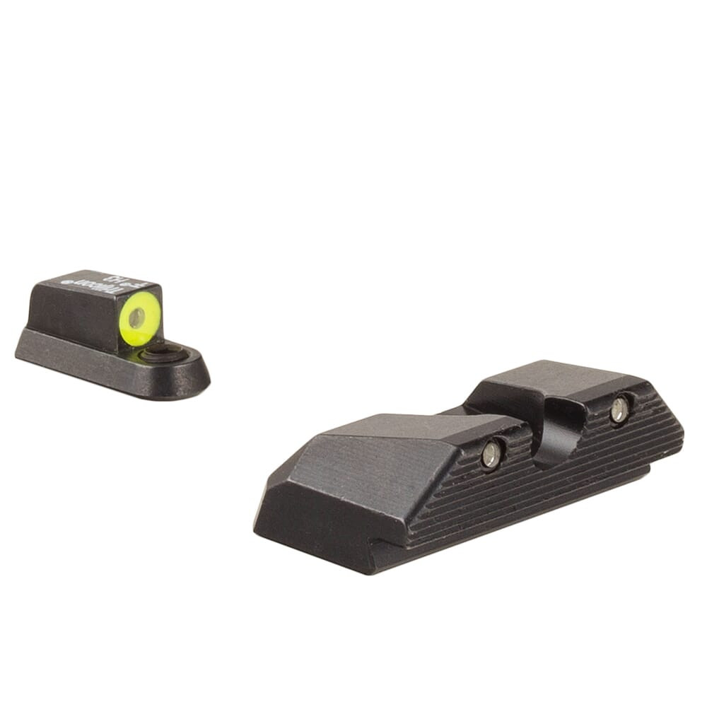 Trijicon HD Yellow Night Sight Set for CZ P-10/P-10C Optics Cut CZ104-C-601093 in Front Yellow Outline/green Tritium - Trijicon