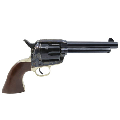 Uberti 1873 Cattleman II .45 Colt Case-Hardened w/Brass Backstrap/Trigger Guard and Retractable Firing Pin 5.5" Revolver 356410 - Uberti