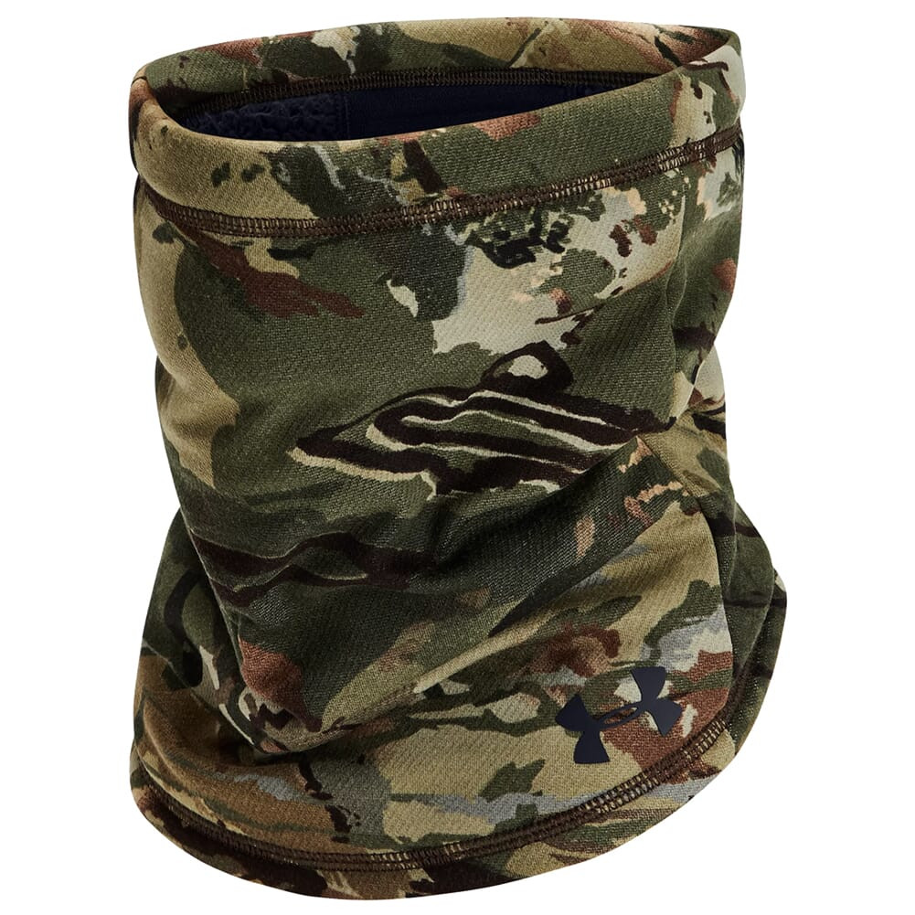 Under Armour Unisex Camo Fleece Gaiter UA Forest 2.0 Camo/Blk/Blk OSFA 1343220-988001 in Ua Forest Camo - Under Armour