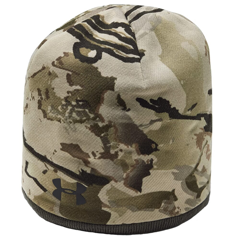 Under Armour Men's Reversible Camo Beanie UA Barren Camo/Blz Org/Blk OSFA 1343194-999001 - Under Armour